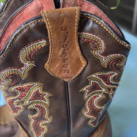 Kids Western Cowboy Boots - Brown - Picture 3 of 12